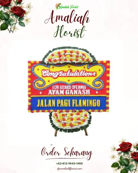 Sewa Papan Bunga Penumping
